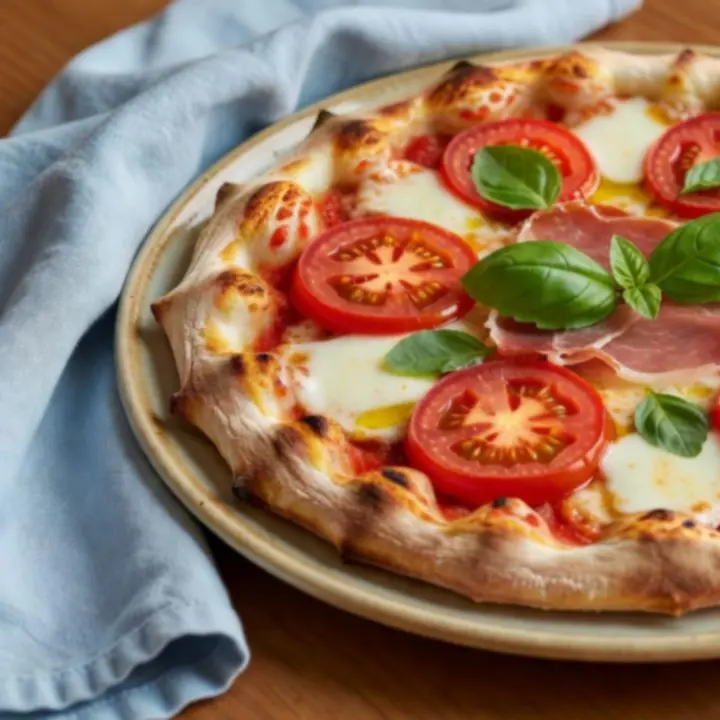 Pizza na cienkim cieście serwowana w restauracji NAXSOL ENTERPRISES LTD